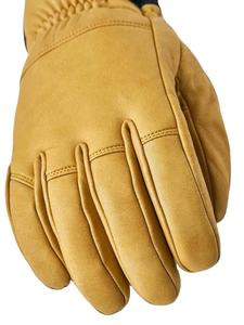 Gants et mitaines de ski en cuir pour hommes et femmes, de la meilleure qualité, avec sangle de poignet, pour la sécurité des sports de plein air - Product Image 2