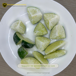 Tranches de citron vert entières surgelées LQF de qualité supérieure du Vietnam, vert vif et arôme frais, emballage sous vide en vrac 10 kg - Product Image 3