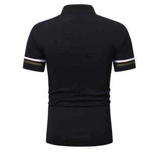 Camisetas para Hombre Más Vendidas, Ligeras, Transpirables, Ecológicas, de Manga Corta, con Logotipo Frontal, Corte Regular Informal, Poliéster/Algodón - Product Image 3