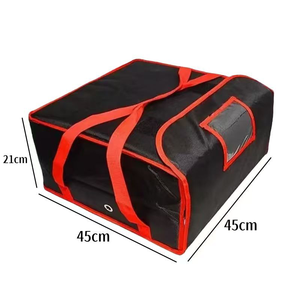 Sac isotherme pour pizza de taille moyenne en polyester 600D, sac de transport pour pizza - Product Image 5