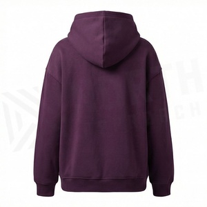 Oversized Blank Womens Hoodies Pullover Style <b>Drop</b> Shoulder Personalized Printing Activewear Casual Fashion Apparel - Product Image 2