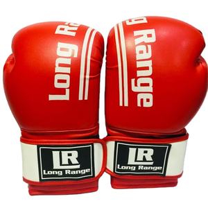 Guantes de Boxeo de Cuero y PU, Guantes de Entrenamiento de Muay Thai con Logotipo Personalizado, Ajuste Cómodo, Larga Duración, Mejor Precio al por Mayor - Product Image 1
