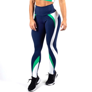 Leggings de yoga taille haute pour femme, en tissu molletonné respirant coton/bambou, imprimé personnalisable, sexy, pour fitness, longueur cheville - Product Image 3