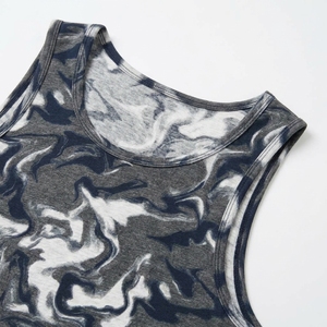 High Quality Men <b>Tank</b> <b>Top</b> O-Neck Quick Dry Sleeveless Casual Wear Polyester <b>Knitted</b> Sport Wear - Product Image 4