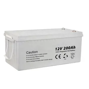 Gel pin các nhà sản xuất từ Trung Quốc cho gel Loại pin năng lượng mặt trời 12V 250AH