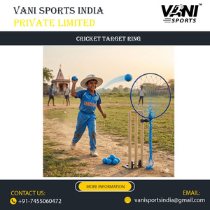 Cricket Target Ring Stump Mounted Batting & <b>Bowling</b> Training Aid Durable Practice Equipment for Accuracy Improvement - Product Image 3