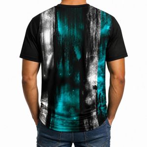 T-shirt personnalisé pour homme, imprimé galaxie, séchage rapide, vêtements de sport d'été, vêtements athlétiques respirants, polyester, sublimation, tee-shirt graphique - Product Image 2