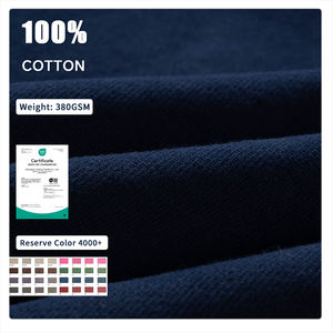 Sudaderas con capucha de algodón de 380 g/m², extragrandes, con cremallera, de alta calidad, con parches de diamantes de imitación personalizados, fabricante de sudaderas con capucha. - Product Image 5