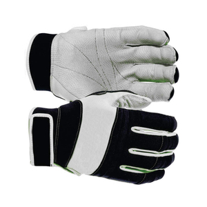 Leather <b>Baseball</b> Batting <b>Gloves</b> Low Price Hand Protection <b>Baseball</b> Softball Batting Gears - Product Image 2