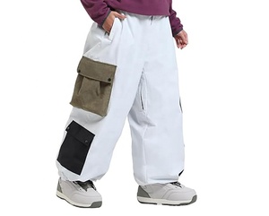 Pantalon unisexe ample et confortable, coupe large, taille élastique, décontracté, respirant, style streetwear - Product Image 1