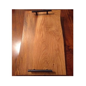 Plateau de service en bois de couleur marron en vrac pour hôtel et restaurant ustensiles de cuisine plateau à café alimentaire à des prix raisonnables - Product Image 1