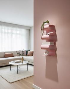 Meilleures ventes - Porte-vin multifonctionnel en aluminium robuste de style italien minimaliste moderne et écologique, forme géométrique, pour salon - Product Image 6