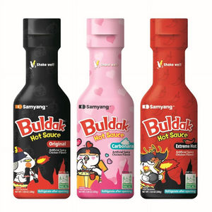 Salsa Picante Coreana Samyang Carbo Buldak con Sabor a Pollo Picante, Botella de 7oz, Certificación Halal, Ingredientes de Chile y Mango, Empaquetado en Caja/Bolsa - Product Image 4