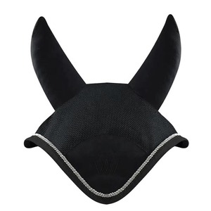 <b>Equestrian</b> Horse Fly Veil Ear Bonnet Crochet Horse Riding Ear Net Soundproof Horse Ear Bonnet Breathable Fly Bonnet - Product Image 3