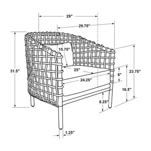 เก้าอี้ทรงกระบอกหวายเปิดเป็นครั้งคราวสำหรับห้องนั่งเล่น - Product Image 4