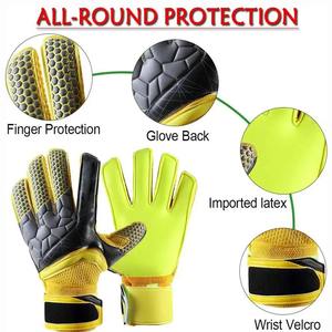 Guantes de Portero de Fútbol Juveniles al Por Mayor, Precio de Fábrica OEM, Guantes de Portero Profesionales Gruesos para Adultos, Transpirables - Product Image 5