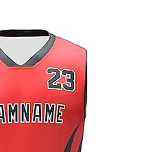 Uniforme de Baloncesto Personalizado de Alta Calidad 100% Poliéster, Uniforme Deportivo para Exteriores sin Mangas - Product Image 4