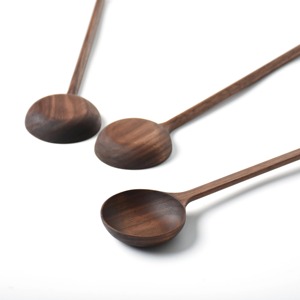 Extra Long <b>Handle</b> Wooden Classic Design Eco-Friendly REHMAN CRAFT Handcrafted <b>Soup</b> Ladle Deep <b>Bowl</b> Cooking Serving Spoon Stew - Product Image 1