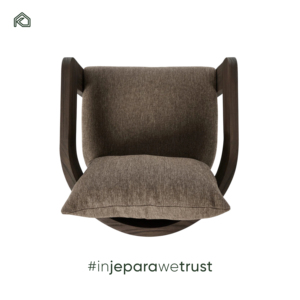 Chaise de salle à manger d'extérieur moderne et contemporaine avec structure en teck robuste et coussins épais et doux pour un confort maximal, idéale pour appartement et chambre. - Product Image 5