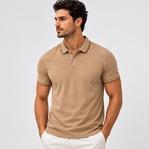 Polo homme de haute qualité avec col classique, manches courtes et coupe confortable, idéal pour un style de vie quotidien moderne, OEM. - Product Image 1