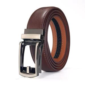 Genuine Leather Formal <b>Belt</b> <b>Black</b> Cow Hide Pin Buckle Rectangular Alloy Durable Style - Product Image 4
