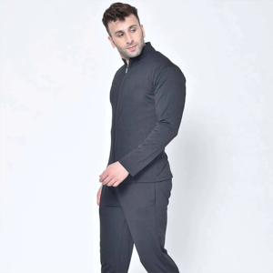 Sudadera Deportiva Casual para Hombre, Manga Larga, Cuello Alto, con Cierre, para Correr, Hacer Ejercicio y Trotar - Product Image 3