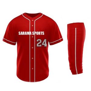 ชุดเบสบอลซอฟต์บอลสั่งทำรุ่นล่าสุด พิมพ์ลายดิจิทัล โลโก้ของคุณเอง ผ้าโพลีเอสเตอร์ระบายอากาศดี ขายส่ง บริการ OEM - Product Image 1
