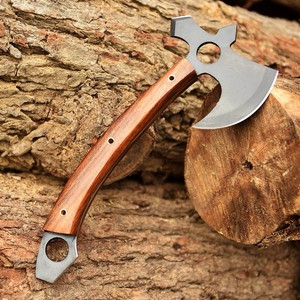 Hacha Vikinga de Acero Hecha a Mano de Alta Calidad, Venta Directa de Fábrica, para Uso en Campamentos al Aire Libre, Hachas Vikingas Tácticas y de Supervivencia - Product Image 2