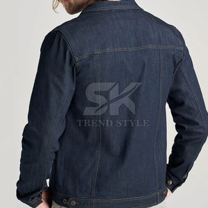Veste en jean pour homme, prix bas, haute qualité, logo personnalisé imprimé, grande taille, respirante, veste d'hiver personnalisée pour homme - Product Image 5