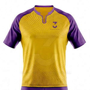 Ropa Deportiva Personalizada de Alta Calidad para Hombre, Conjunto de Uniforme de Rugby Elegante, Material Transpirable, Secado Rápido, Ajuste Cómodo - Product Image 5