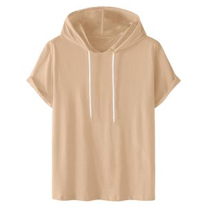 Sudaderas con Capucha de Manga Corta Hechas a Medida, OEM ODM, Sudadera de Algodón Suave, Fabricante de Ropa de Marca Privada, Sudaderas de Calidad de Exportación - Product Image 4