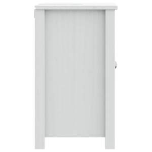 Mueble de Baño con Lavabo de Madera de Pino Sólido y Madera Sintética con Detalles Metálicos Blancos - Muebles de Baño Modernos - Product Image 5