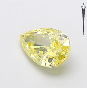 Diamante Cultivado en Laboratorio con Certificación IGI, Corte Pera Modificado de 2.51 CT, Color Amarillo Intenso Fantasía, Claridad VS2, CVD LG 795641436 para Joyería - Product Image 4