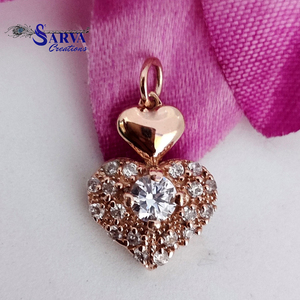 Collar con Colgante de Moissanita en Forma de Corazón, Plata de Ley 925, Joyería Fina, Regalo para Mujer - Product Image 3