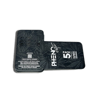 Boîte de rangement en fer blanc pour cigares de qualité supérieure, étui métallique portable personnalisé, emballage de conservation et de cadeau haut de gamme pour cigares