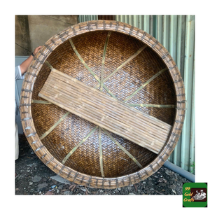 Bamboo Coracle Eco Friendly Handcrafted Round <b>Basket</b> Boat For River Excursions And Water Leisure Made In Vietnam - Product Image 5