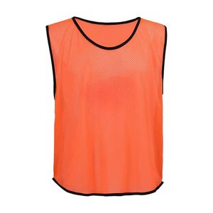 เสื้อกีฬาแขนกุดสีน้ำเงินแบบยูนิเซ็กซ์ คอกลม ระบายอากาศได้ดี ผลิตจากผ้าโพลีเอสเตอร์ตาข่าย เหมาะสำหรับการฝึกซ้อมสำหรับผู้ใหญ่ ใช้ได้ทุกฤดูกาล - Product Image 4