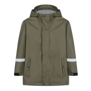 Custom Waterproof Rain Coat for <b>Men</b> & Women | PVC & Polyester Rain Jacket | Windproof Hooded <b>Raincoat</b> - Product Image 4