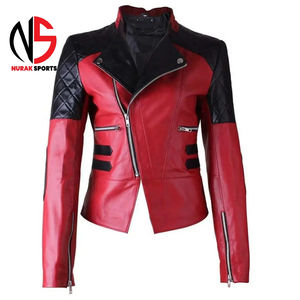 Chaquetas de Cuero para Mujer, Corte Ajustado, con Cuello Alto, Cierre Frontal, Mangas Largas, Chaquetas de Motociclista a la Moda para Mujer en 2026 - Product Image 3