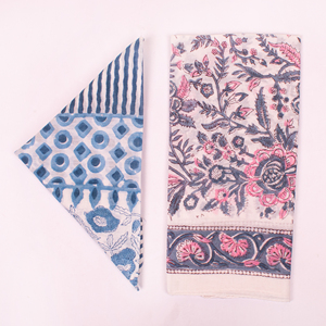 Handmade Cotton <b>Square</b> Handkerchief Floral Print Bandana <b>Scarf</b> Breathable Eco-Friendly Casual Wear Spring Summer Unisex Kerchief - Product Image 5
