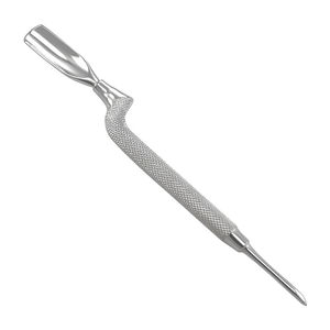 Poussoir à cuticules carré professionnel en acier inoxydable de qualité salon, réutilisable, prix d'usine, outil de nettoyage des ongles pour manucure - Product Image 1