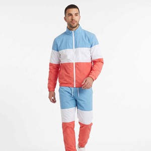 Custom Unisex Windbreaker Zip Hoodie Nylon <b>Jacket</b> Lightweight Tracksuit Sweat Pant Set Flared Sweatpants and Jogger Sets - Product Image 2