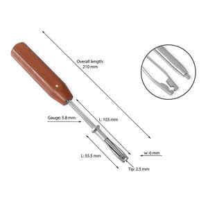 Destornillador ortopédico de 2,5 mm, instrumento quirúrgico de precisión, herramienta de cirugía ósea de alta calidad, acero inoxidable duradero, uso médico - Product Image 3