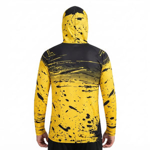 Maillot de bateau à manches longues et à capuche de qualité supérieure, avec des motifs personnalisés, approuvé UPF 50, pour les tournois de pêche, unisexe - Product Image 3