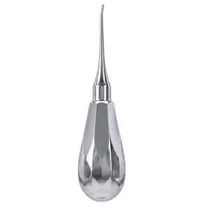 Elevador de Raíces Curvo Profesional de 120 mm, Elevador Dental para Extracción de Dientes, Instrumento de Cirugía Oral de Acero Inoxidable Alemán - Product Image 2