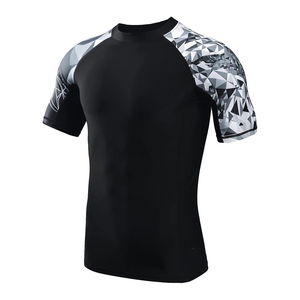 Camiseta de Compresión Deportiva para Hombre con Logotipo Personalizado, Manga Corta, Transpirable, Elástica, Fabricante, Suministro al por Mayor - Product Image 2
