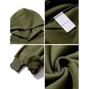 Sudadera con Capucha Personalizada para Hombre, Estilo Oversize, de Algodón Grueso y Transpirable, con Logotipo Impreso - Product Image 5