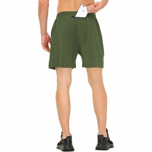 Shorts d'été pour hommes de qualité supérieure, 100 % coton, respirants, infroissables, séchage rapide, avec poches, style boxer, couleur unie, services OEM - Product Image 2