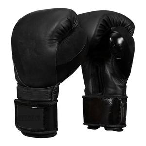 Gants de boxe professionnels en cuir robuste sur mesure avec fermeture à lacets, évacuation de l'humidité pour l'entraînement et la salle de sport - Product Image 4