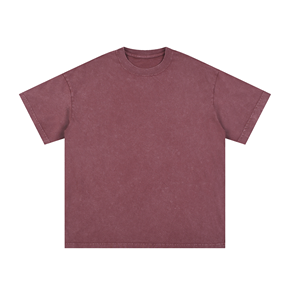 เสื้อยืดคอตตอนทรงโอเวอร์ไซส์สไตล์วินเทจแนวสตรีทแวร์ ใส่สบายทรงหลวม แขนสั้น ยูนิเซ็กส์ สำหรับฤดูร้อน - Product Image 1